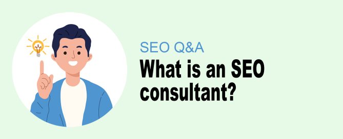 What is an SEO consultant?